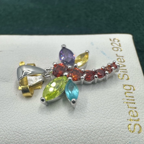 Sterling Silver Dragonfly Pendant - Picture 5 of 6